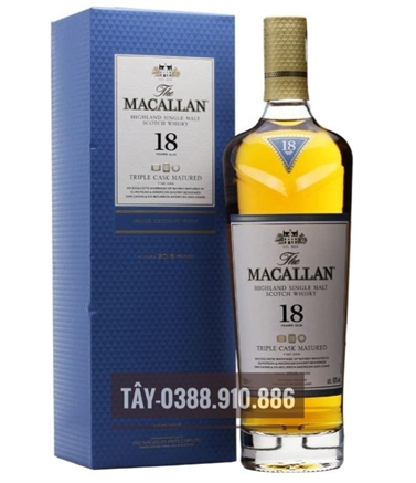 RƯỢU MACALLAN 18 NĂM TRIPLE CASK