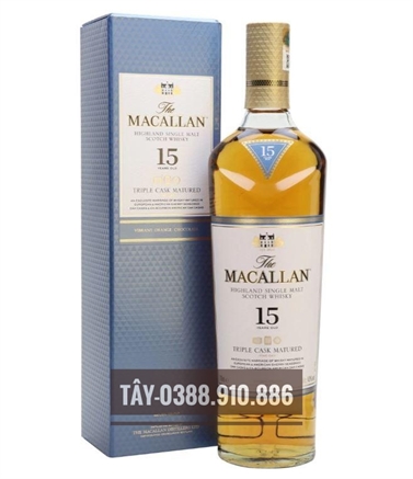 RƯỢU MACALLAN 15 NĂM TRIPLE CASK