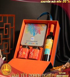 HỘP DA CAO CẤP QUÀ TẾT - DQTV-101