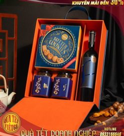 HỘP DA CAO CẤP QUÀ TẾT - DQTV-102