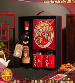 HỘP DA CAO CẤP QUÀ TẾT - DQTV-103